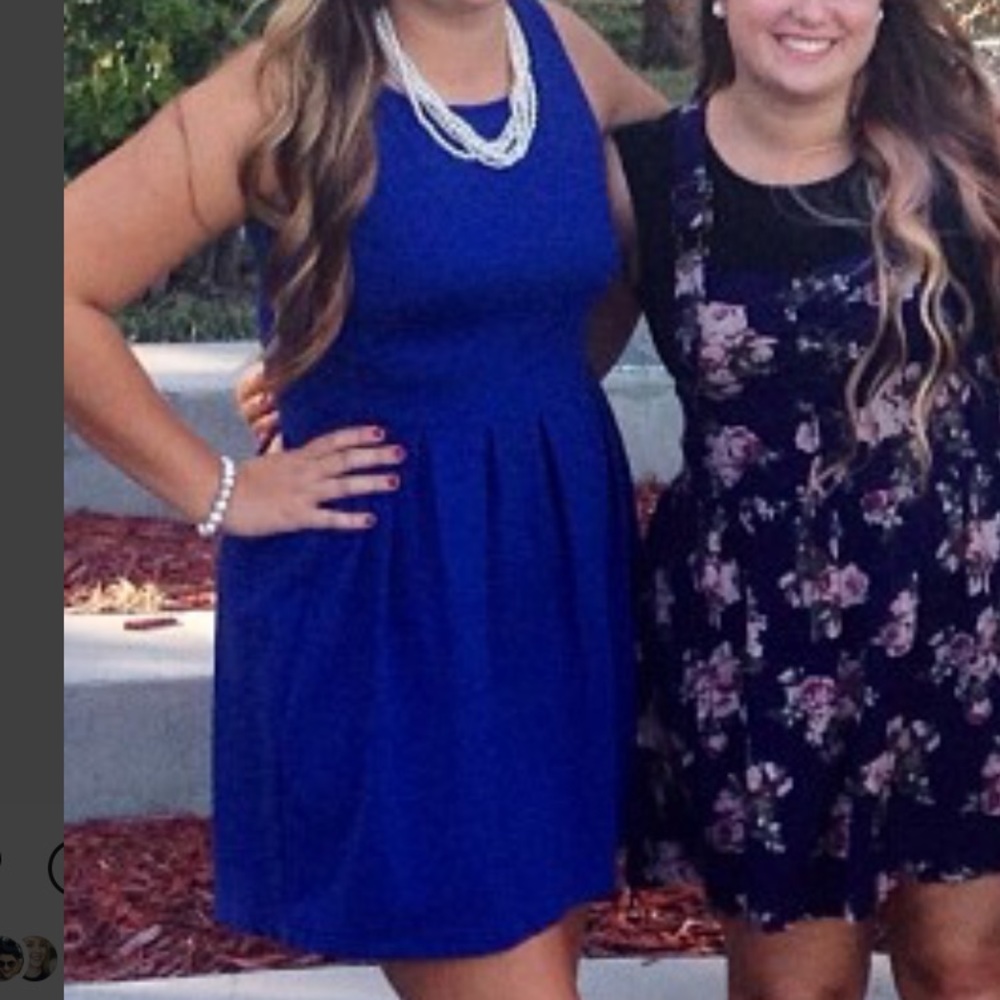 Blue dress